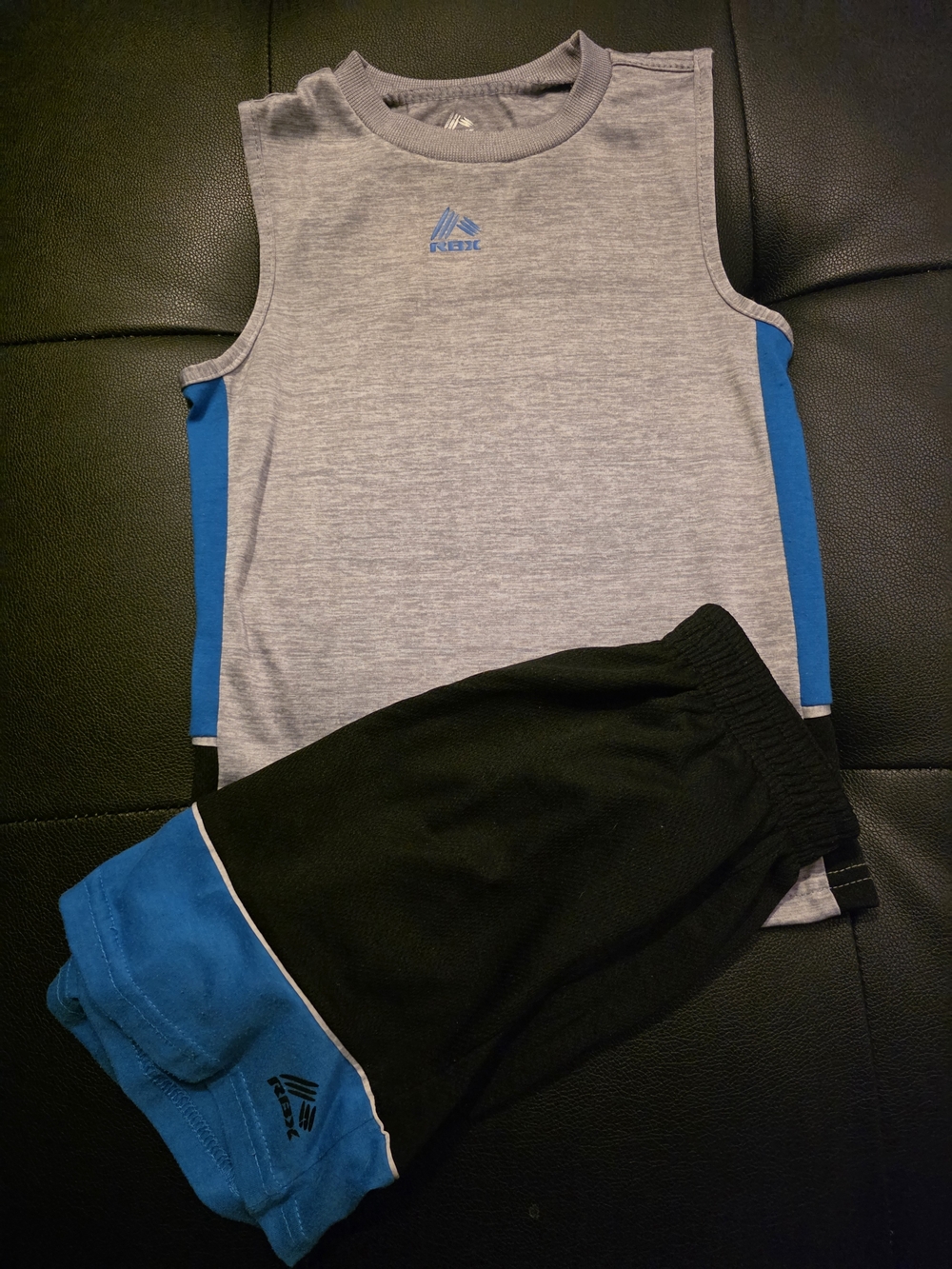 Boys RBX Black Athletic Shorts with Elastic Waistband Size 5/6